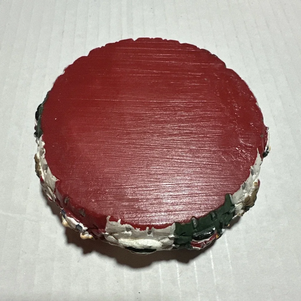 Vintage Christmas Candle Holder small 3.5